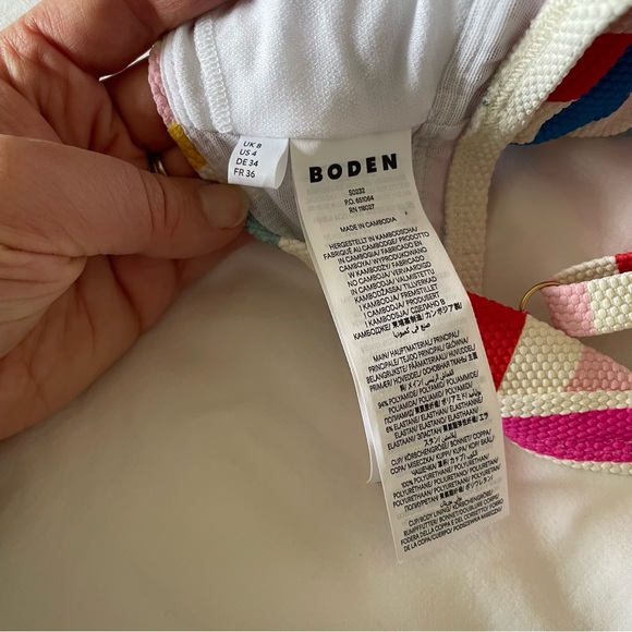 Boden rainbow stripe two piece bikini - Picture 5 of 11